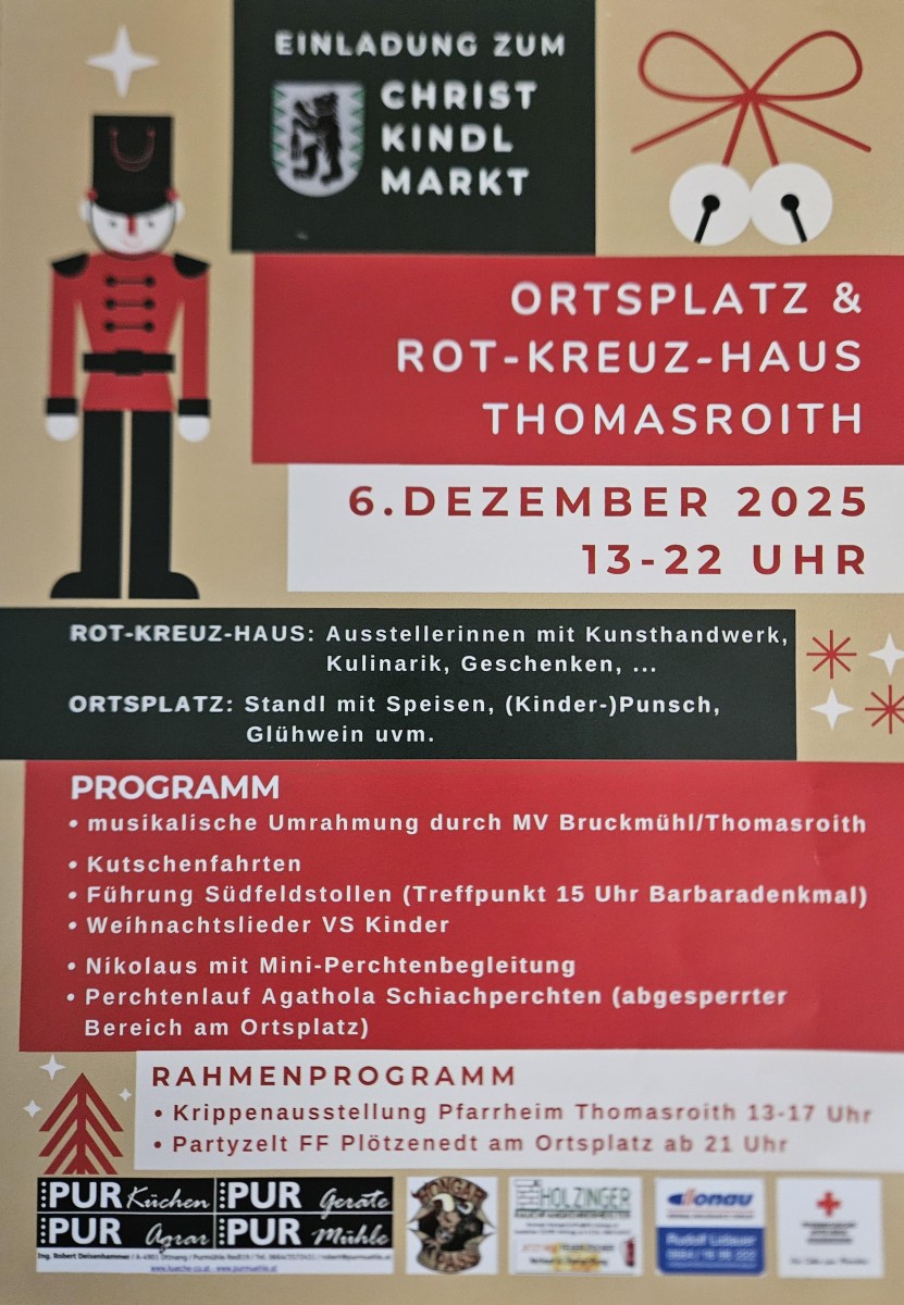 Christkindlmarkt – wir sind dabei!