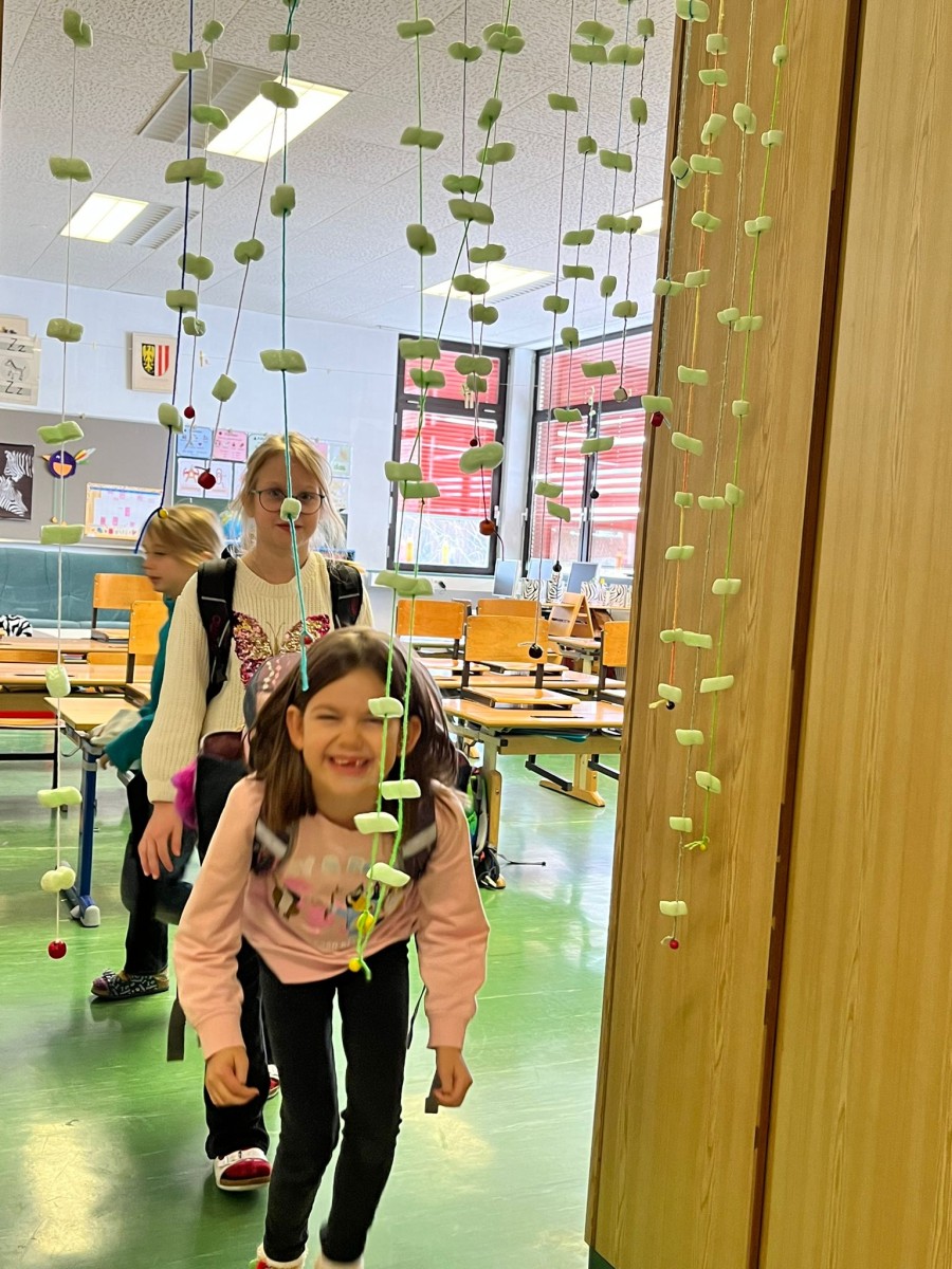 Eiszapfen an der VS Ottnang