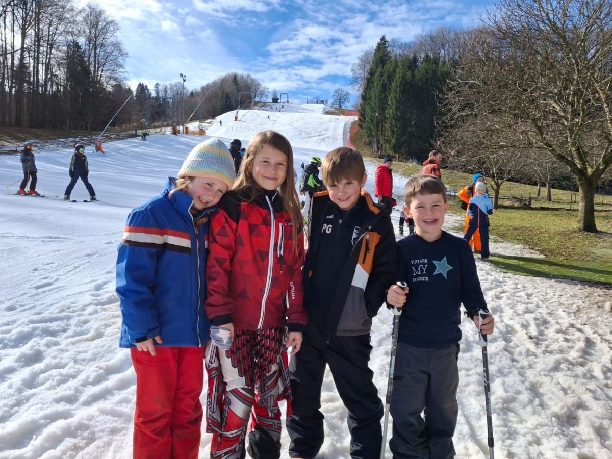 Erfolg bei der Skimeisterschaft