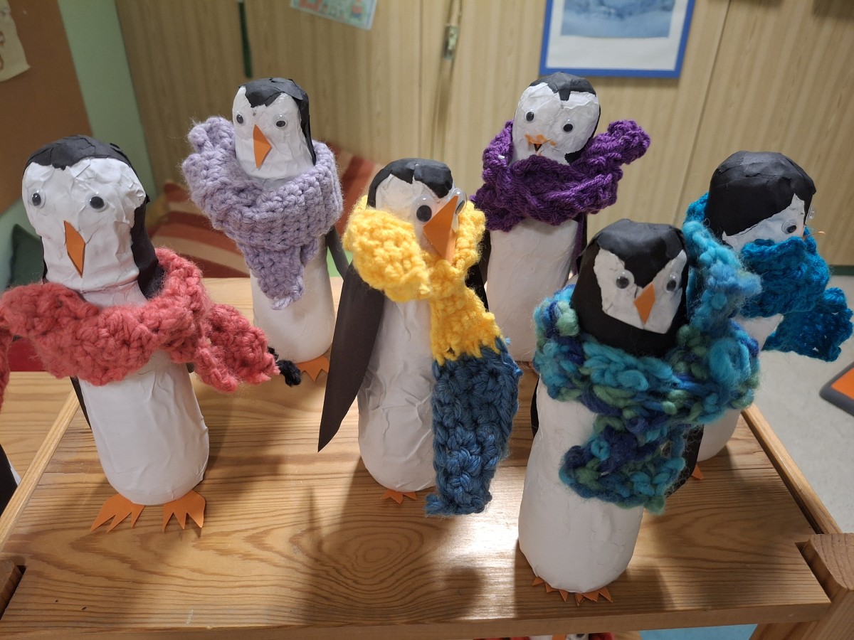 Die 3. Klasse im Häkelfieber