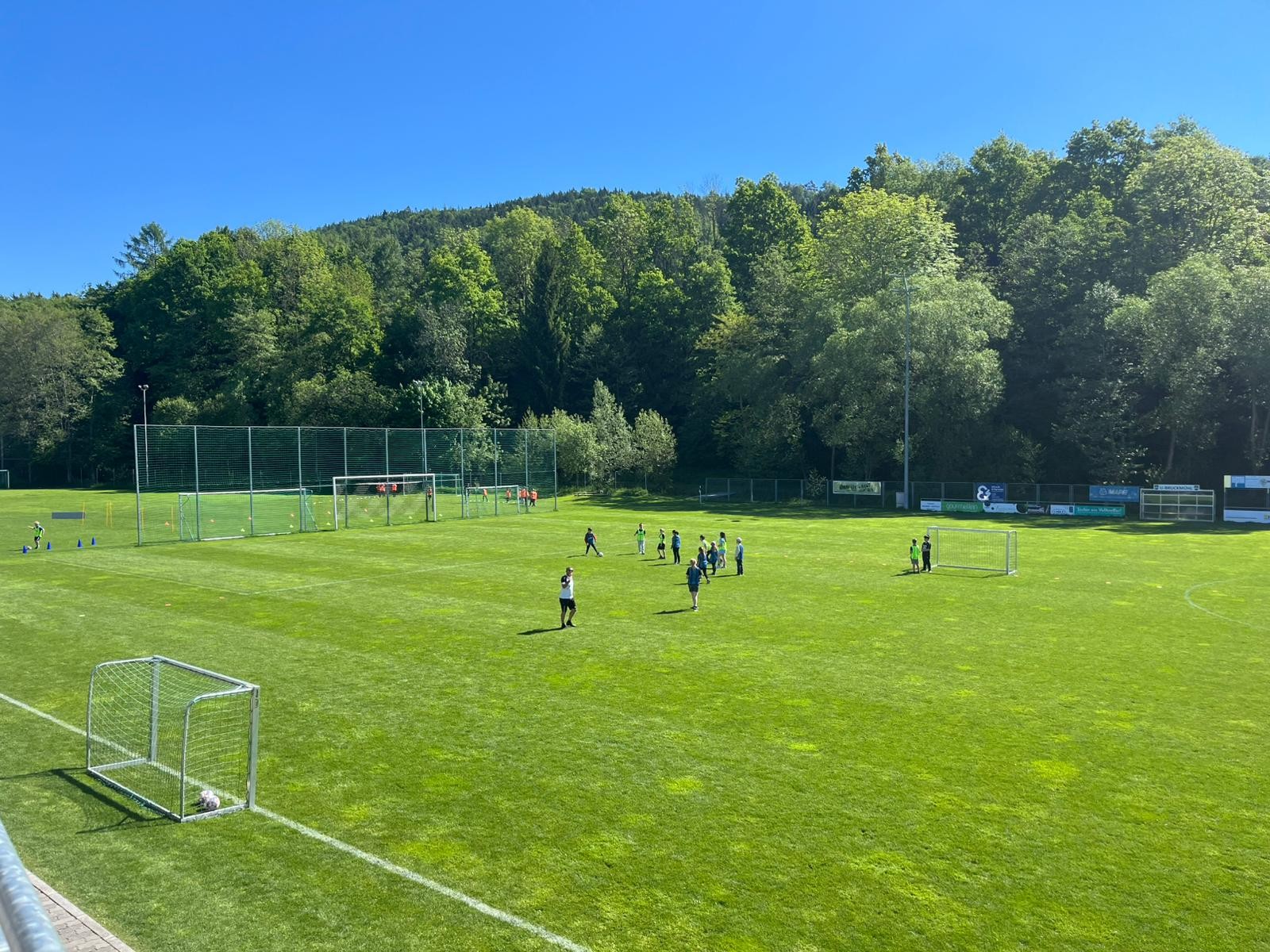Vormittag am Fußballplatz