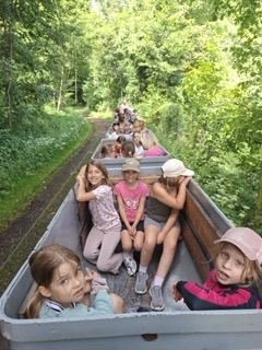 Ausflug zum Bahnhof Scheiben