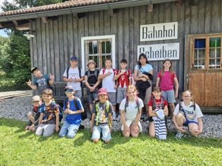 Ausflug zum Bahnhof Scheiben