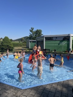 Abkühlung an heißen Sommertagen